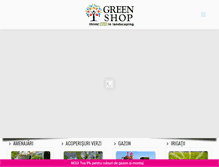 Tablet Screenshot of greenshop.ro