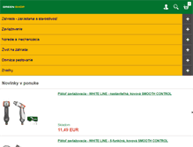 Tablet Screenshot of greenshop.sk
